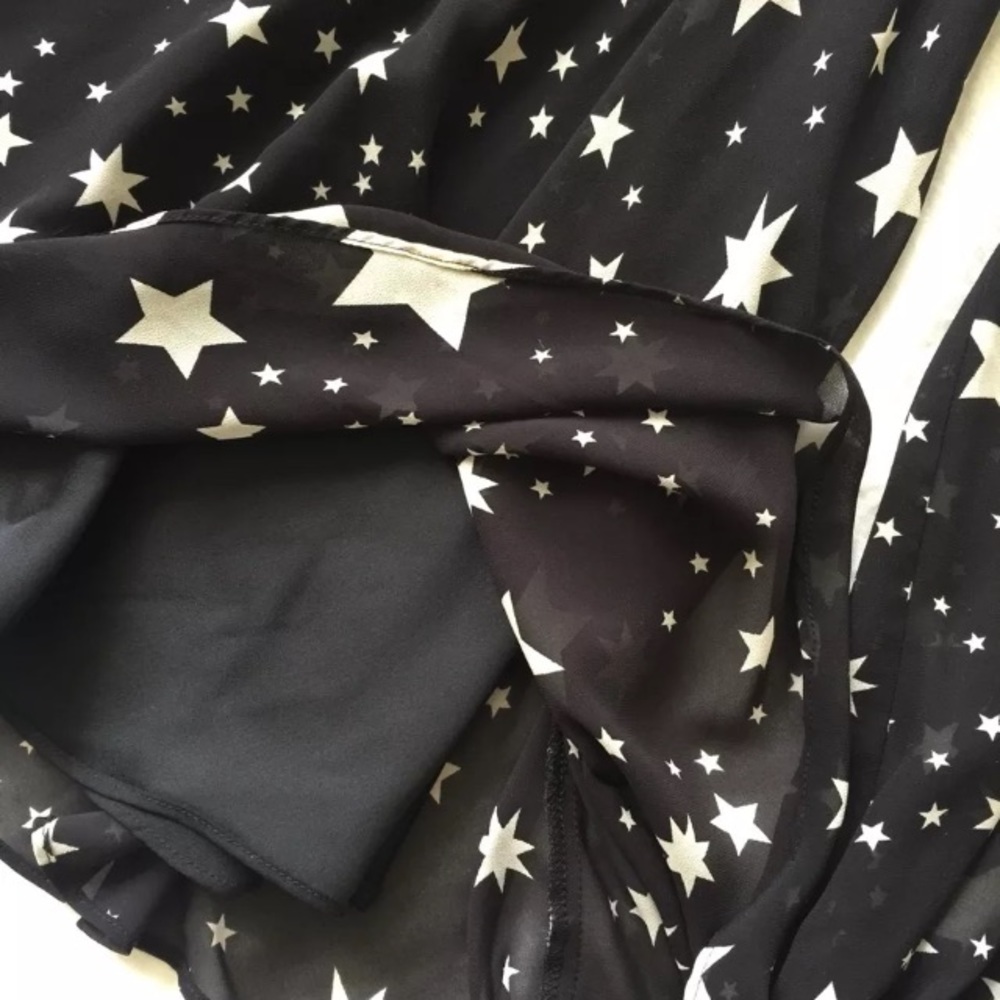 Stella Star DRESS Black Starry LONG-SLEEVED Dress - Picture 5 of 6